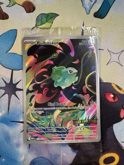Pokemon Mega Evolution Bulbasaur 133/132 Sealed Promo Illustration Rare - Image 2