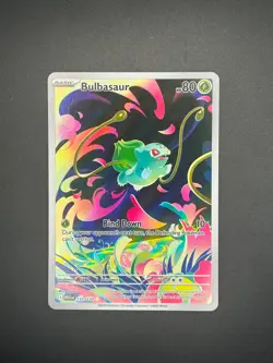 133/132 Bulbasaur Illustration Rare - Pokemon TCG: Mega Evolution - Near Mint/M - Image 1