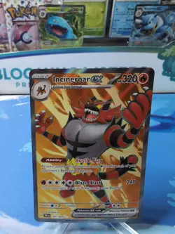 Incineroar ex - 187/162 187/162 Ultra Rare SV05: Temporal Forces Pokemon Card NM - Image 1