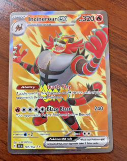 Pokemon Card - Incineroar ex 187/162 Ultra Rare- Temporal Forces 2024 - Image 1