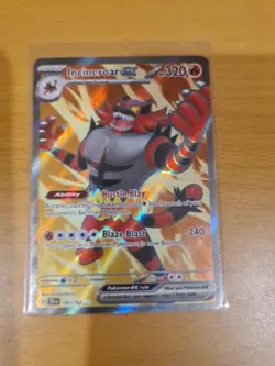 Pokemon TCG -Temporal Forces - 187/162 Incineroar EX Ultra Rare - Image 1
