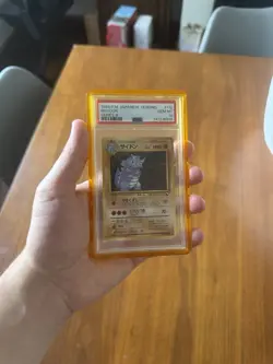 Pokemon TCG Rhydon 112 Japanese Vending Series 3 1998 PSA 10 Gem Mint - Image 1