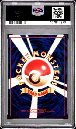 1998 POKEMON JAPANESE NIVI CITY GYM DECK #111 BROCK'S RHYHORN PSA 10 - Image 2