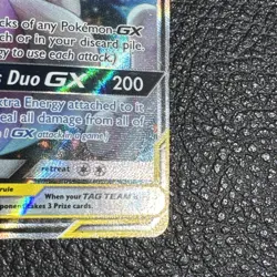 Pokemon Mewtwo & Mew GX TAG TEAM Promo SM191 Holo Card SM - Image 4
