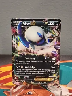 Absol EX XY62 Black Star Promo Pokemon Card See Description - Image 1