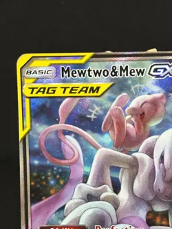 Mewtwo & Mew GX SM191 TAG TEAM GX Holo Promo Pokemon TCG Card English - Image 2