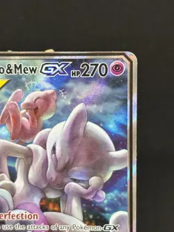 Mewtwo & Mew GX SM191 TAG TEAM GX Holo Promo Pokemon TCG Card English - Image 3