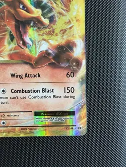 Pokemon TCG Charizard EX 12/108 Evolutions Holo Ultra Rare English 180 HP 2016 - Image 4