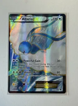 Pokemon TCG Altaria EX Full Art Ultra Rare Holo Card 123/124 XY Fates Collide - Image 1