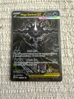 Pokemon TCG Mega Darkrai EX BREAKpoint 116/084 Holo Secret Rare Full Art 2016 - Image 1