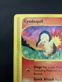 Pokemon Cyndaquil 104/165 - 2002 Expedition Base Set - LP Non-Holo WotC E-Reader - Image 2