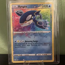 Pokemon TCG Shining Fates Kyogre Holo Card 021/072 Amazing Rare, Near Mint/Mint - Image 1