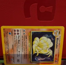 Pokemon TCG Ninetales Holo Rare 12/102 Base Set English 1999 80 HP WOTC - Image 2