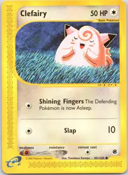 Pokemon - 101/165 Clefairy - Expedition Base Set - Common Near Mint - Image 1