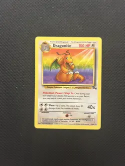 Dragonite 19/62 | Base Set Fosil | Non Holo Pokemon Card LP - Image 1