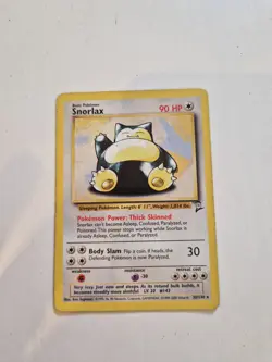 Pokemon Card Snorlax 30/130 Base Set 2 Non-Holo Rare NM - Image 3