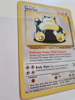 Pokemon Card Snorlax 30/130 Base Set 2 Non-Holo Rare NM - Image 4
