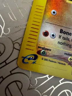 Pokemon Cubone Reverse Holo Expedition Base Set Card 103/165 - Image 4