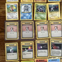 1999 Pokemon BASE Set Builder (61) Count Lot Common Uncommon Rare Non Holo /102 - Image 5