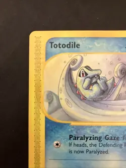 Pokemon Totodile 135/165 - 2002 Expedition Base Set - LP Non-Holo WotC E-Reader - Image 2