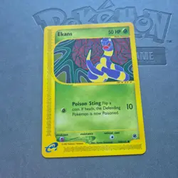 Pokemon - Ekans 108/165 Common Expedition Base Set Pokemon NM - Image 1