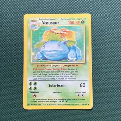 Venusaur 15/102 Base Set Holo | Vintage WOTC Pokemon Card | Binder Copy - Image 1