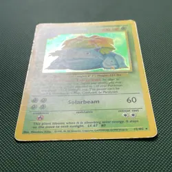 Venusaur 15/102 Base Set Holo | Vintage WOTC Pokemon Card | Binder Copy - Image 2