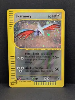 Skarmory 027/165 Expedition Base Set Holo Rare Pokemon TCG Nintendo MP+ - Image 1