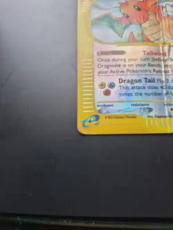 Pokemon Dragonite Reverse Holo Expedition Base Set [HP-DMG] e-Reader 43/165 - Image 4