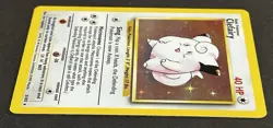 Pokemon Clefairy 5/102 Holo Base Set Unlimited 1999 WOTC HP Vintage - Image 3