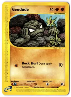 Geodude 110/165 Common Expedition Base Set Pokemon Near Mint - Image 1