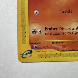 Pokemon TCG Cyndaquil 105/165 Expedition Base Set e-Reader Regular Common - Image 5