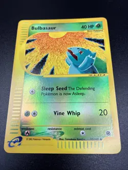 Pokemon TCG Bulbasaur 95/165 Expedition Base Set Reverse Holo NM/MINT - Image 1
