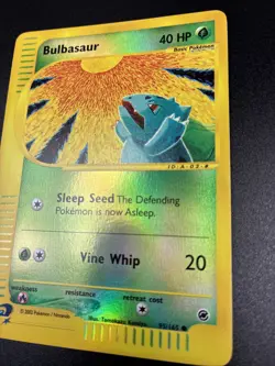 Pokemon TCG Bulbasaur 95/165 Expedition Base Set Reverse Holo NM/MINT - Image 3