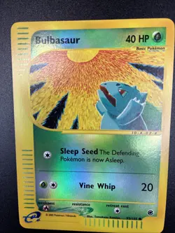 Pokemon TCG Bulbasaur 95/165 Expedition Base Set Reverse Holo NM/MINT - Image 5