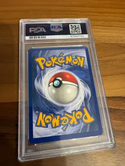 Ninetales 12/102 Base Set Holo Pokemon Card Pokemon WOTC TCG 1999 PSA 7 - Image 2