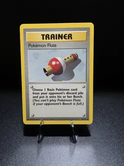 Pokemon TCG Flute Base Set Pokemon Card 86/102 Regular LP - Image 1