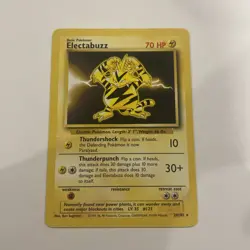 Electabuzz 20/102 Rare Base Set WOTC - Pokemon Card HP - Image 1