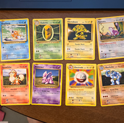 Pokemon TCG Base Set 1999 8-Card Unlimited Lot Magikarp Kakuna Electabuzz - Image 1