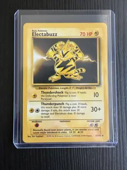Electabuzz Base Set Non Holo 20/102 Pokemon TCG - Image 1