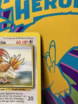 Pokemon TCG Card - Pidgeotto Base Set 22/102 Unlimited Regular - Image 3