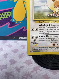 Pokemon TCG Card - Pidgeotto Base Set 22/102 Unlimited Regular - Image 4