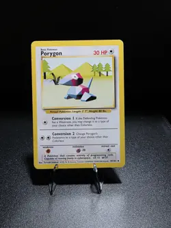 Pokemon TCG Porygon Card Base Set, Regular 1999 Card 39/102 MP - Image 1