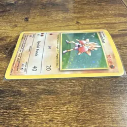 The Pokemon Company Hitmonchan 7/102 Base Set Holo Rare English 70 HP 1999 - Image 4