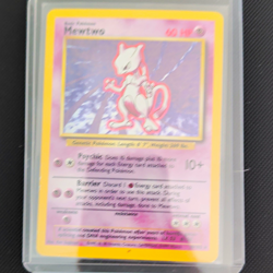 Pokemon TCG Mewtwo Base Set Holo Rare 10/102 1999 English 60 HP Basic - Image 1