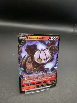 Pokemon TCG Chandelure v Fusion Strike Ultra Rare Card 039/264 NM Condition - Image 3