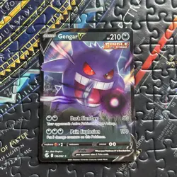 Pokemon Gengar V 156/264 NM Fusion Strike 2021 - Image 1