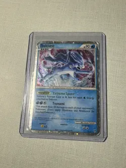 Suicune SL11 Call of Legends Set Pokemon Card Nintendo Shiny Holo Rare DMG - Image 1