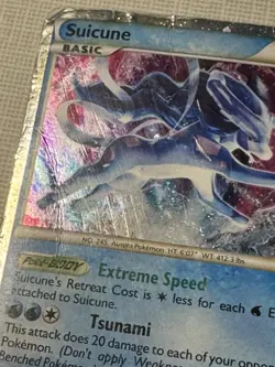 Suicune SL11 Call of Legends Set Pokemon Card Nintendo Shiny Holo Rare DMG - Image 5