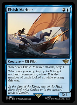 Elvish Mariner NM/M Lord of the Rings MTG Magic Card - Image 1